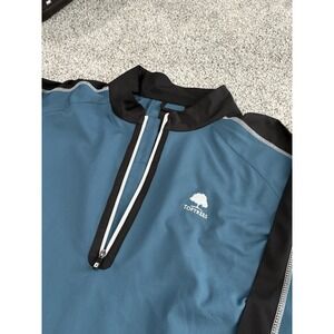 FootJoy Half Zip Pullover Mens Large Blue Performance Long Sleeve Windbreaker